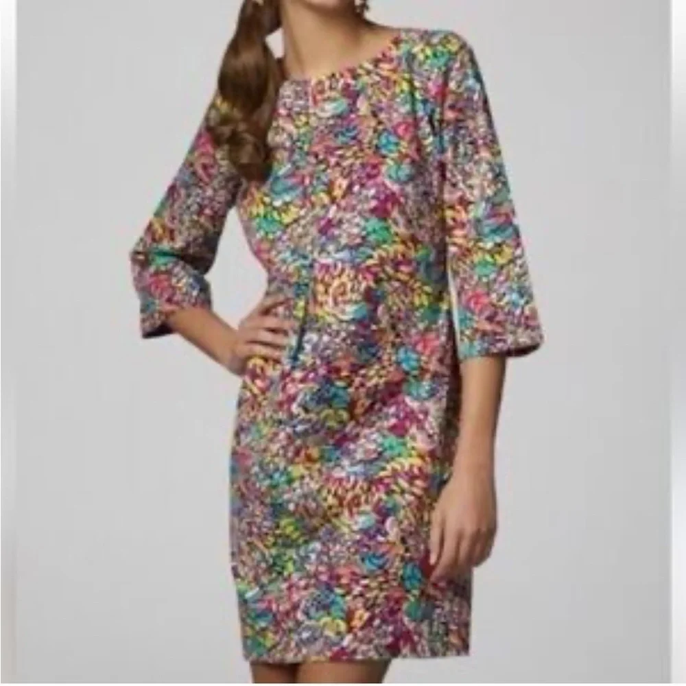 Lilly Pulitzer Shauna Colorful Shift Dress - Picture 2 of 7